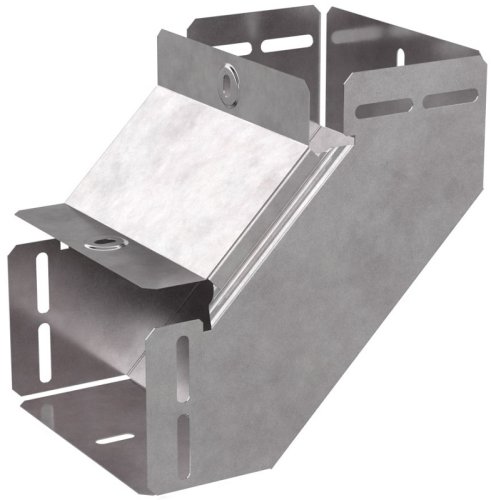 Угол для лотка вертикальный внутренний с крышкой Промрукав Стандарт 90град. 150х100 фото Угол для лотка вертикальный внутренний с крышкой Промрукав Стандарт 90град. 150х100 картинка